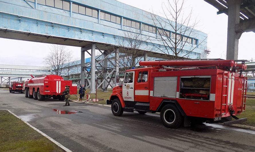 Пожежа на ХАЕС: вогнеборці пройшли спеціальне навчання (фото)