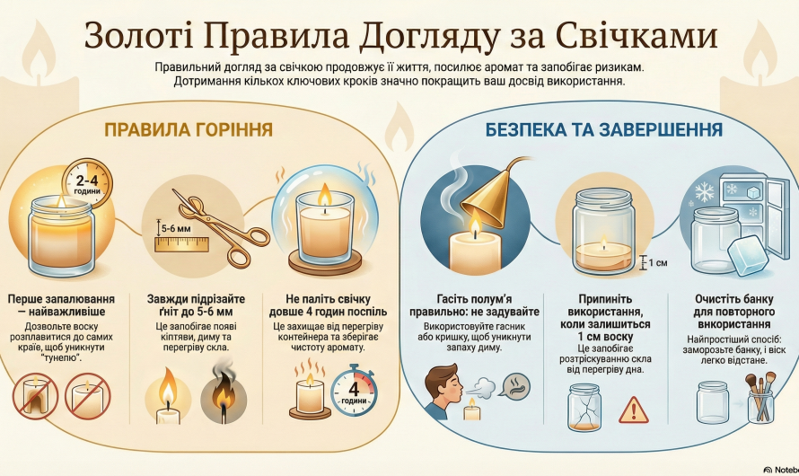 Культура паління: як правильно доглядати за свічками